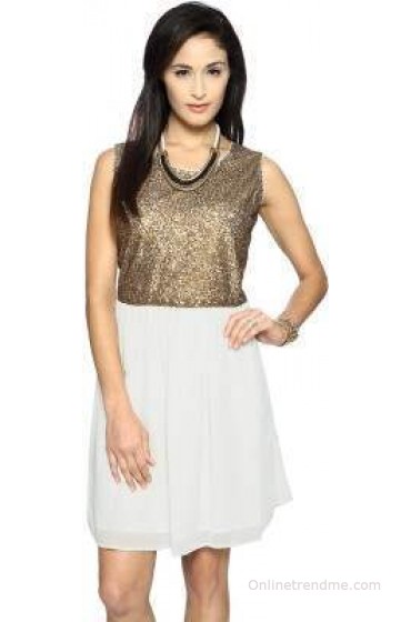 Allen Solly Women's Gathered Dress